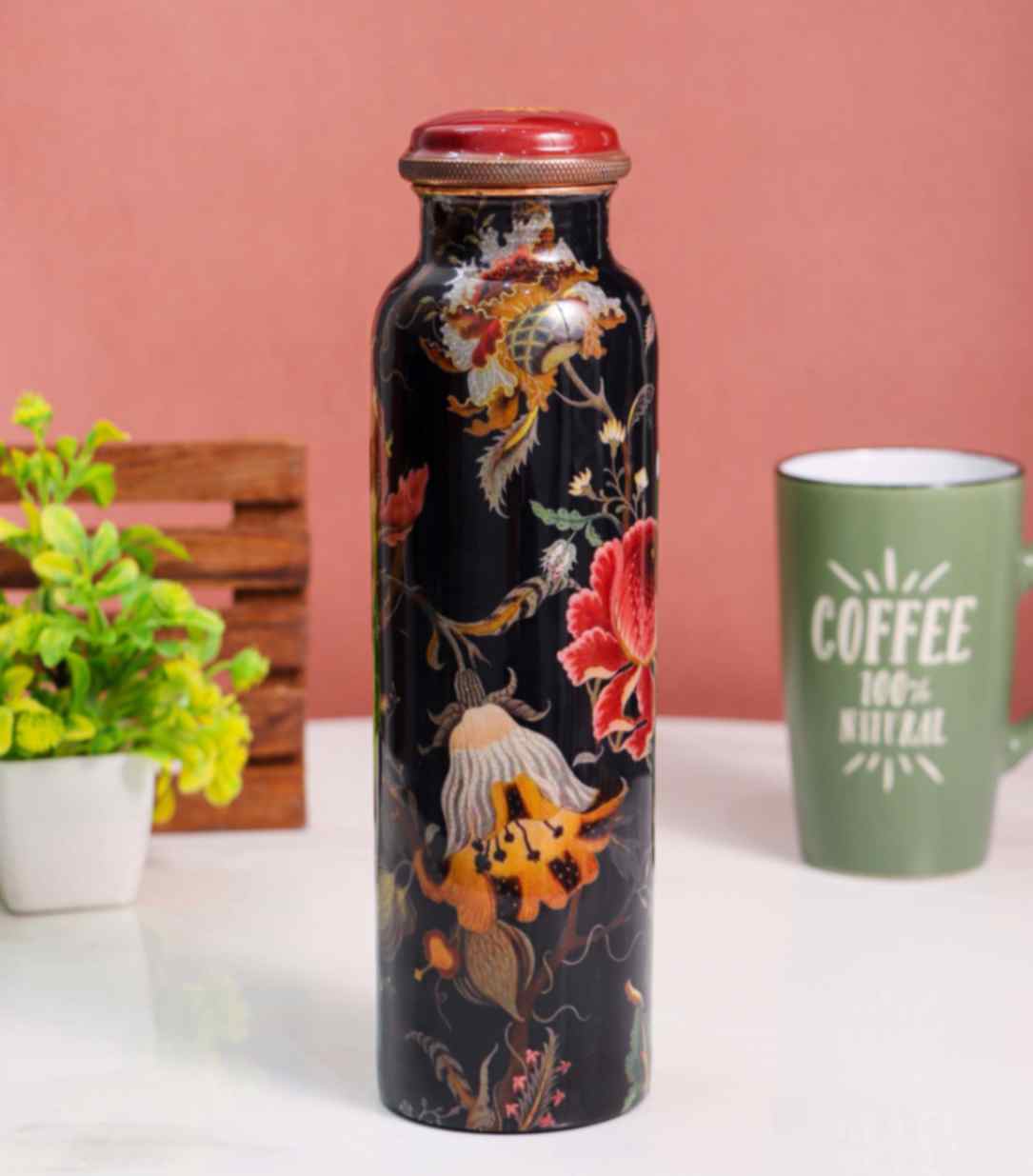 KGB BLACK FLOWER BOTTLE