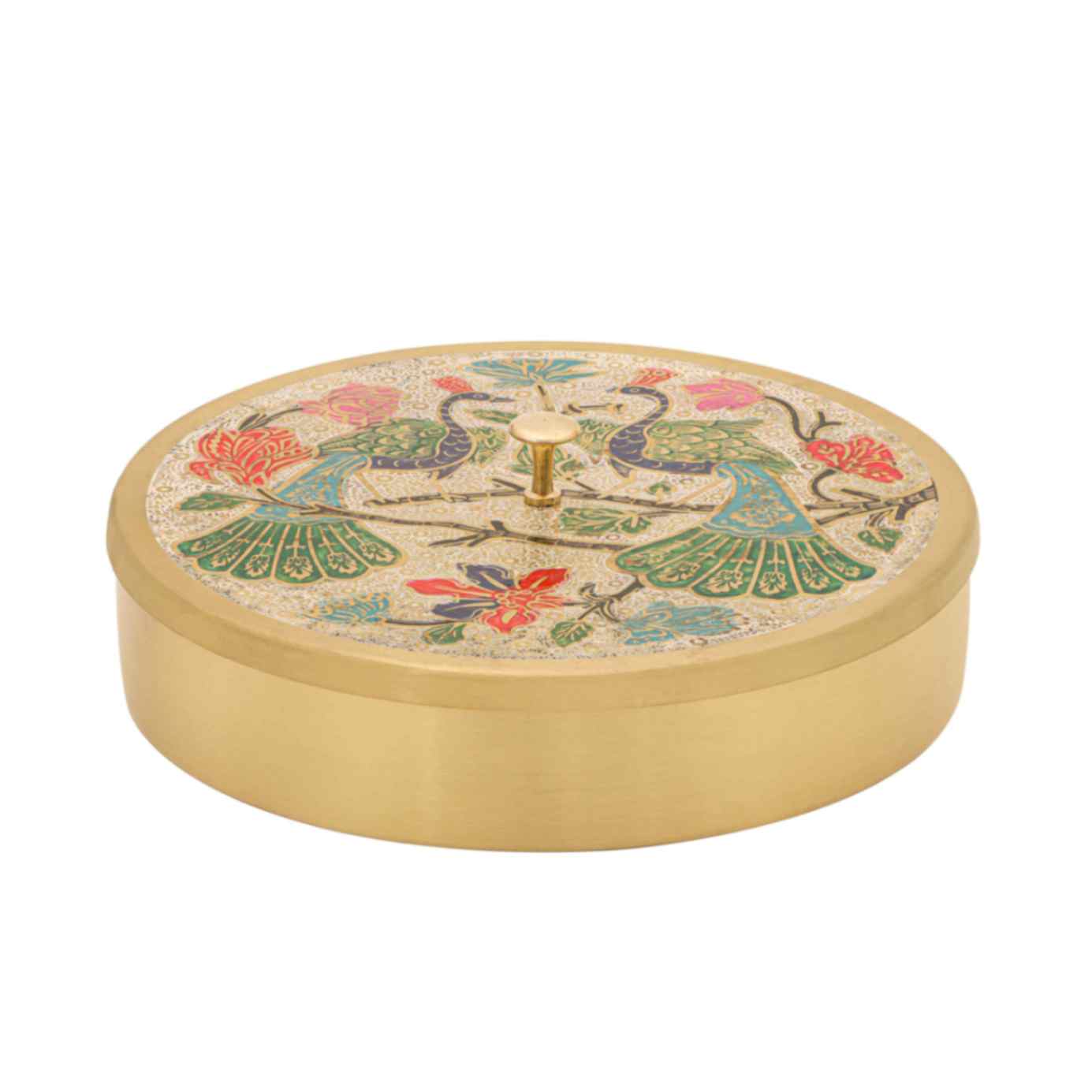 KGB PEACOCK SPICE BOX